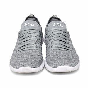 APL Techloom Wave Sneakers Gray Knit Athletic Lightweight Running Shoes Mens 8.5